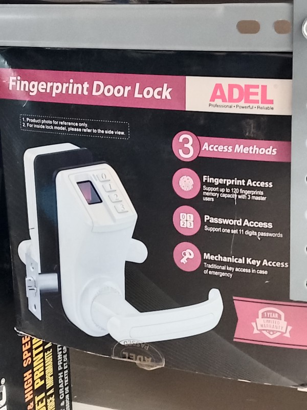 Cerradura Inteligente Biométrica ADEL – Fingerprint Door Lock