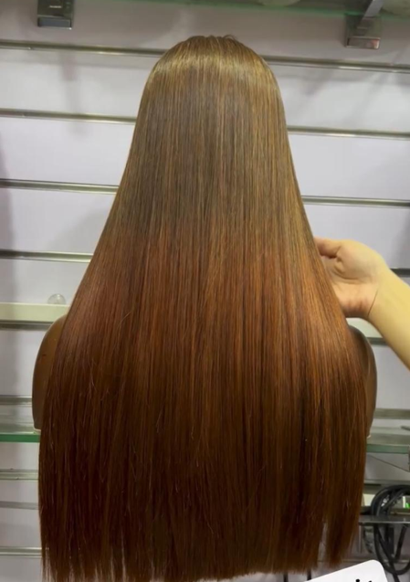 Peluca bob double drawn